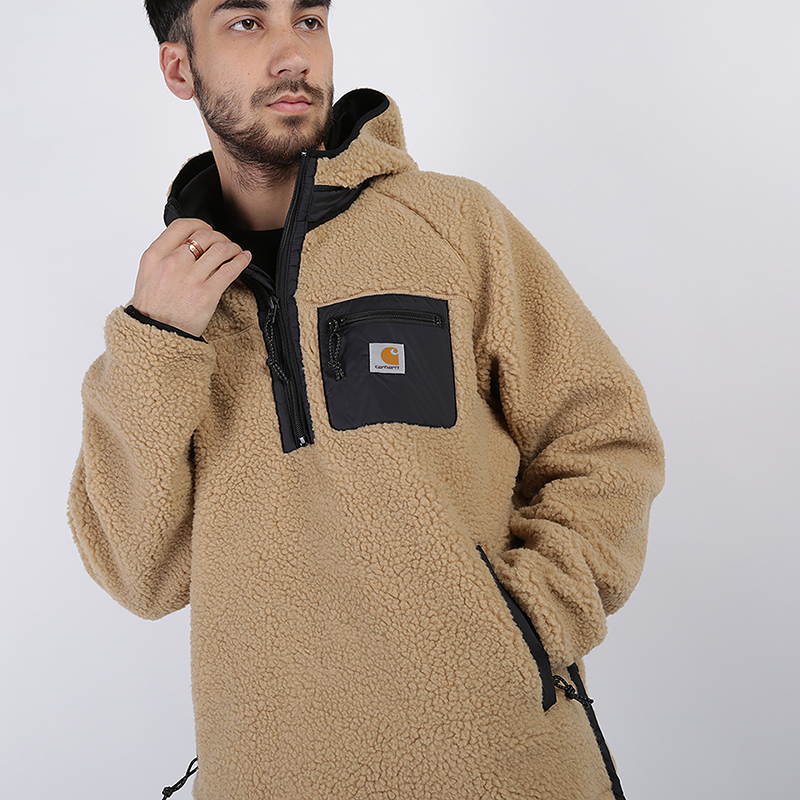 мужская бежевая толстовка Carhartt WIP Prentls Pullover I027123 - цена, описание, фото 2